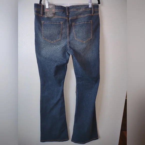 Torrid Luxe Slim Boot cut mid-rise slight flare jeans size 12 Tall rainstorm NWT - Picture 3 of 8